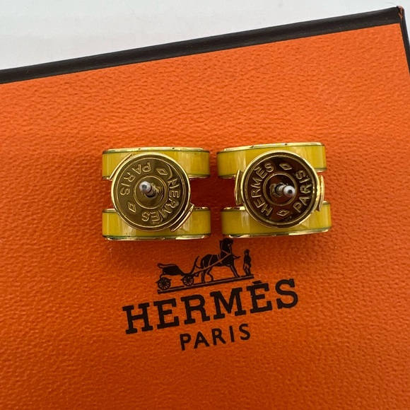 Authentic Hermes Mini Pop H earrings - Picture 4 of 15